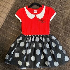 Disney Red and Black Minnie Mouse Dress